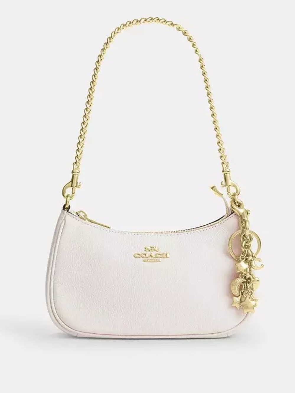 Coach Gold Star, Moon & Heart Charm Keychain - Picture 2 of 4